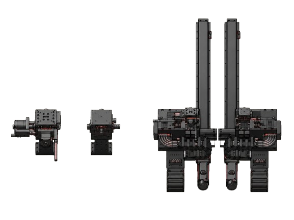 Dual material handling system layout